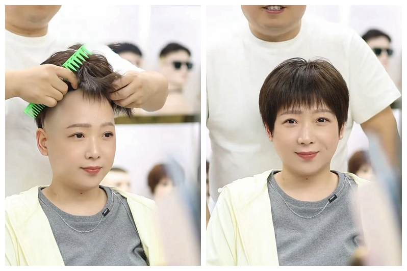 南阳中老年女士脱发稀发？千丝美定制假发，还原浓密秀发